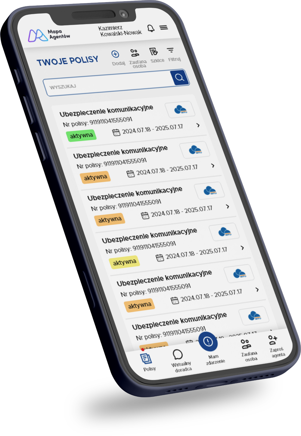 Integracja polis ze wszystkich Towarzystw Ubezpieczeniowych